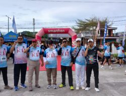 Bupat Parosil Mabsus Lepas Peserta Lari Santai HUT IDI ke-75