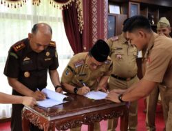 Kejari Lampung Barat Terima Hibah Tanah dari Pemerintah Daerah