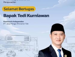 Tedi Kurniawan Salah Satu Putra Terbaik Asal Tanggamus Lampung, Jabat Komisaris Independen PT. Jasa Marga