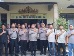 Kunker di Tiga Polsek, Kapolres Way Kanan Ajak Anggota Tingkatkan Kinerja dan Prestasi
