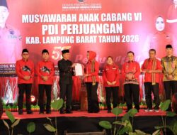 Parosil Minta Kader PDIP Lampung Barat Aktif Turun dan Hadir di Tengah Masyarakat