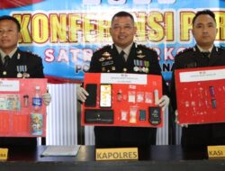 Tegaskan Komitmen Perangi Narkoba, Satresnarkoba Polres Way Kanan Ungkap Lima Kasus dan Amankan Dua Pengedar