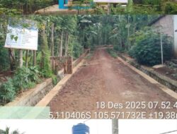 Pemerintah Desa Sukadana Realisasikan Pembangunan Infrastruktur Tahun 2025