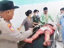 Suami Bacok Istri Gegerkan Warga Way Taman Tanggamus, Polisi Amankan Pelaku