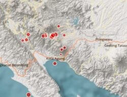 BMKG Catat Sebanyak Lima Rangkaian Gempa Beruntun di Tanggamus, Guncangan Terbesar M4,1