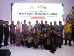 Gubernur Rahmat Mirzani Djausal Hadiri Puncak Peringatan Hari Pers Nasional Tahun 2026 di Kota Serang Banten, Tahun Depan Lampung Tuan Rumah HPN dan Porwanas