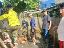 Cegah Banjir, Kelurahan Kemiling Permai Rutin Gelar Jumat Bersih