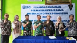 BRI dan Yonif 945/Pandu Pepadun Cakti Resmi Jalin Kerja Sama Perbankan