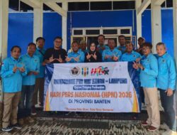 Bupati Way Kanan, Antar Keberangkatan PWI Menuju HPN Tahun 2026 Di Provinsi Banten