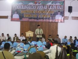 Tangis Haru Warnai Pelepasan 207 Jamaah Calon Haji Lampung Barat