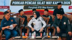 Bupati Way Kanan Resmikan Porkab Cabang Olahraga Pencak Silat