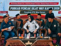Bupati Way Kanan Resmikan Porkab Cabang Olahraga Pencak Silat