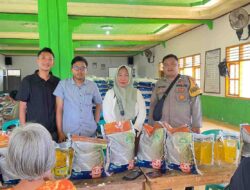 Pemerintah Tiyuh Penumanagan Baru Salurkan Bantuan pusat kepada 786 kpm 