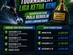 Open Tournamen Futsal Liga Ketua KONI Lambar 2026 Perebutkan Piala Bergilir Bupati