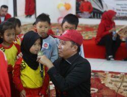 Kenali Bung Karno Sejak dini Siswa PAUD Lomba Mewarnai dan Tebar Benih Ikan.