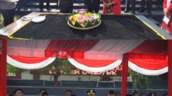 WUJUD NYATA SINERGITAS KOMANDAN KODIM 0427/WAY KANAN HADIRI PERINGATAN DIRGAHAYU POLRI KE 80