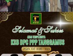 PPP TANGGAMUS RESMI MENERIMA SK DPC MASA BHAKTI 2026-2031