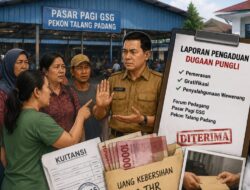Laporan Dugaan Pungli Camat Talang Padang Mulai Diproses, Inspektorat dan Kejari Benarkan Terima Pengaduan Pedagang